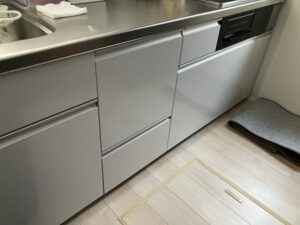 石川キッチン取付け隊　ビルトイン食洗機の後付け新設　施工前