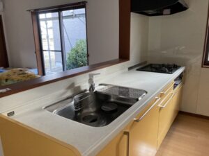 富山キッチン取付け隊　ビルトイン食洗機の後付け新設　施工前