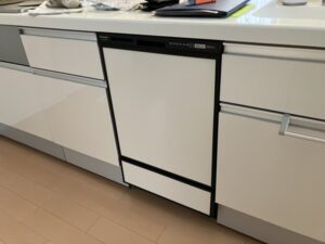 山口キッチン取付け隊　ビルトイン食洗機の後付け新設　施工後