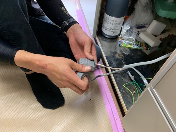 愛媛キッチン取付け隊　ビルトイン食洗機リフォーム