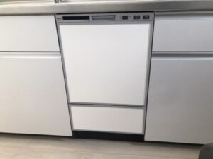 山口キッチン取付け隊　フロントオープン食洗機の工事　施工後