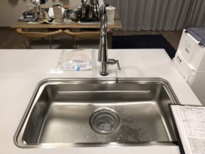 ワンホールシングル水栓の取替　施工後