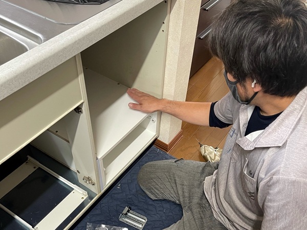 宮城で活躍するキッチン取付け隊