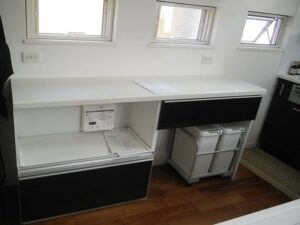 富山キッチン取付け隊　家電収納ユニットの取付け　施工後