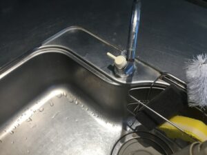 山口キッチン取付け隊　浄水器の取替　施工前