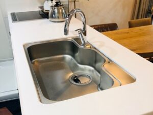 山口キッチン取付け隊　浄水栓を後付け　施工前