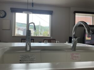 浄水栓を後付け　施工後