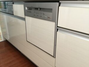山口キッチン取付け隊　浅型を深型食洗機に取替　施工前