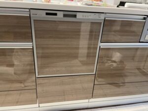 滋賀キッチン取付け隊　浅型を深型食洗機に取替　施工前