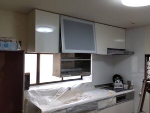 宮城キッチン取付け隊　電動昇降乾燥機の取替　施工前