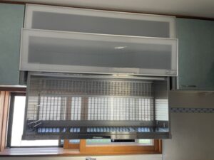 電動昇降乾燥機の工事　施工後