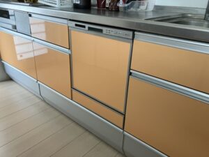 滋賀キッチン取付け隊　食洗機の取外して収納　施工前