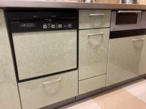 食洗機の取外して収納　施工前