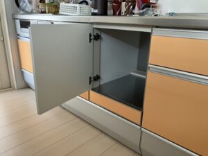 滋賀キッチン取付け隊　食洗機の取外して収納　施工後