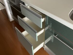 食洗機の取外して収納　施工後