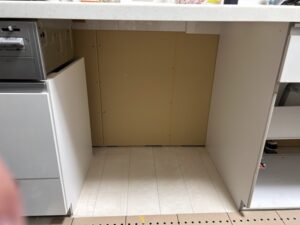 宮崎キッチン取付け隊　食洗機の無理やりリフォーム　施工前