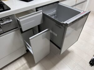 宮崎キッチン取付け隊　食洗機の無理やりリフォーム　施工後