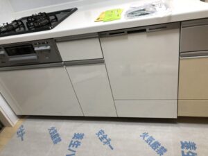 滋賀キッチン取付け隊　食洗機の無理やりリフォーム術　施工後