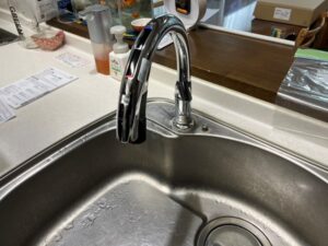 ビルトイン浄水器の面白い選び方　DEALIM製水栓から替えたい　施工後