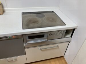 電気コンロの根本的な選び方　IHヒーター交換工事　施工前