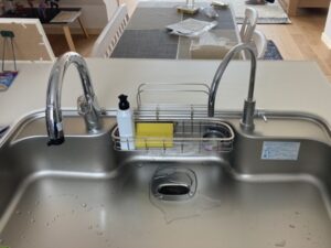 ビルトイン浄水器の面白い選び方　LIXILのキッチンに浄水器に後付けたい　クリンスイ　施工後