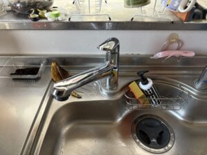 キッチン水栓の自由な選び方　とにかく安く取替えたい　施工後