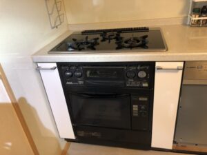 ガスコンロの基本的な選び方　クリナップ（ハイブリッドタイプ）　施工前