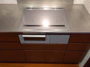 電気コンロの根本的な選び方　グリル付きが欲しい　施工後