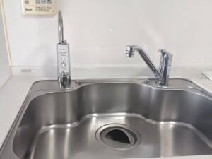 ビルトイン浄水器の面白い選び方　タカギ1台に替えたい　施工前