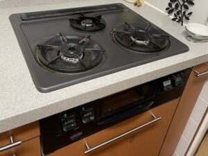 ガスコンロの基本的な選び方　ノーリツプラスドゥ　施工前