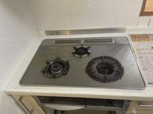 ガスコンロの基本的な選び方　ハイブリッドコンロにする　施工前