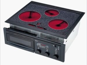 三化工業のヒーターコンロのおすすめポイント！　ラジエントヒーター 三化工業製（三化工業）SRH-273G 3口ラジエントヒーター ブラック 200V