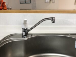 ビルトイン浄水器の面白い選び方　三菱クリンスイ　複合型浄水栓　施工前