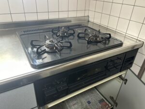 ガスコンロの基本的な選び方　今度はIHヒーターにする　施工前