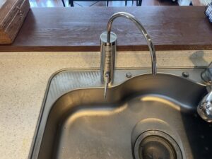 ビルトイン浄水器の面白い選び方　日本トリム整水器から替えたい　LIXIL還元水素水　施工後
