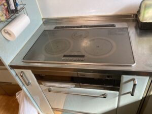 電気コンロの根本的な選び方　日立IHヒーター　施工前