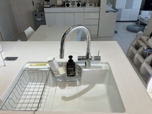 ビルトイン浄水器の面白い選び方　浄水器付きに替えたい　KVK　施工後