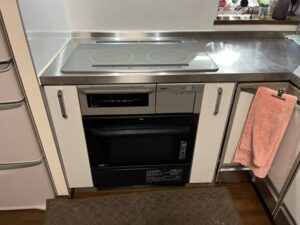 電気コンロの根本的な選び方　電気オーブンと同時交換　施工前