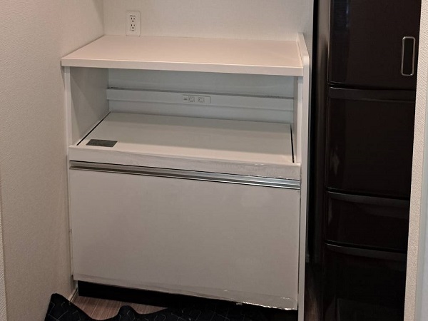 福井キッチン取付け隊 家電収納ユニットの取付け 施工後