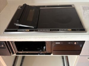 福島キッチン取付け隊　IHヒーターの取替　施工前