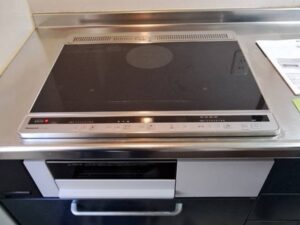岡山キッチン取付け隊　IHヒーターの取替　施工後