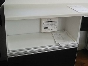 家電置き場がない！おすすめ家電収納アイテム　蒸気排出ユニット　LIXIL