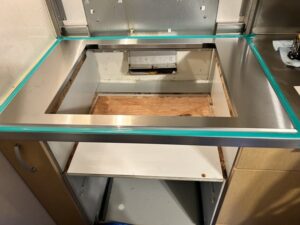 熊本キッチン取付け隊　TOTO特殊コンロの工事　施工後 
