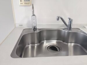 アルカリイオン整水器を辞めて、タカギにする　施工前
