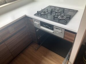 岐阜キッチン取付け隊　ガスオーブンを後付　施工前