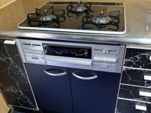 ガスオーブン撤去（ガスコンロ交換）　施工後