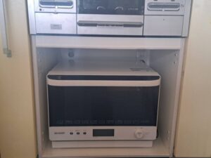 家電置き場がない！おすすめ家電収納アイテム　ガスオーブン撤去（ガスコンロ再利用）　オープンスペース　施工後