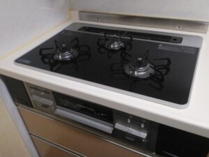 群馬キッチン取付け隊　ガスコンロの取替　施工後