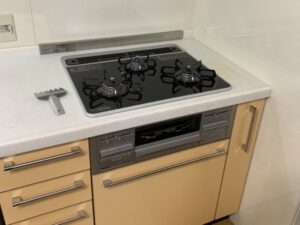 岡山キッチン取付け隊　ガスコンロの取替　施工後
