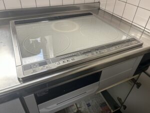 群馬キッチン取付け隊　ガスコンロをIHヒーターに交換　施工後
